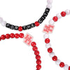 Houston Cougars NCAA 3 Pack Beaded Friendship Bracelet