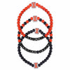 Illinois Fighting Illini NCAA 3 Pack Beaded Friendship Bracelet