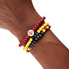 Iowa State Cyclones NCAA 3 Pack Beaded Friendship Bracelet