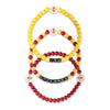 Iowa State Cyclones NCAA 3 Pack Beaded Friendship Bracelet