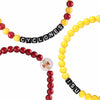 Iowa State Cyclones NCAA 3 Pack Beaded Friendship Bracelet