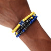 Michigan Wolverines NCAA 3 Pack Beaded Friendship Bracelet