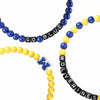 Michigan Wolverines NCAA 3 Pack Beaded Friendship Bracelet