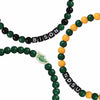 North Dakota State Bison NCAA 3 Pack Beaded Friendship Bracelet