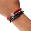 Ohio State Buckeyes NCAA 3 Pack Beaded Friendship Bracelet