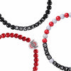 Ohio State Buckeyes NCAA 3 Pack Beaded Friendship Bracelet