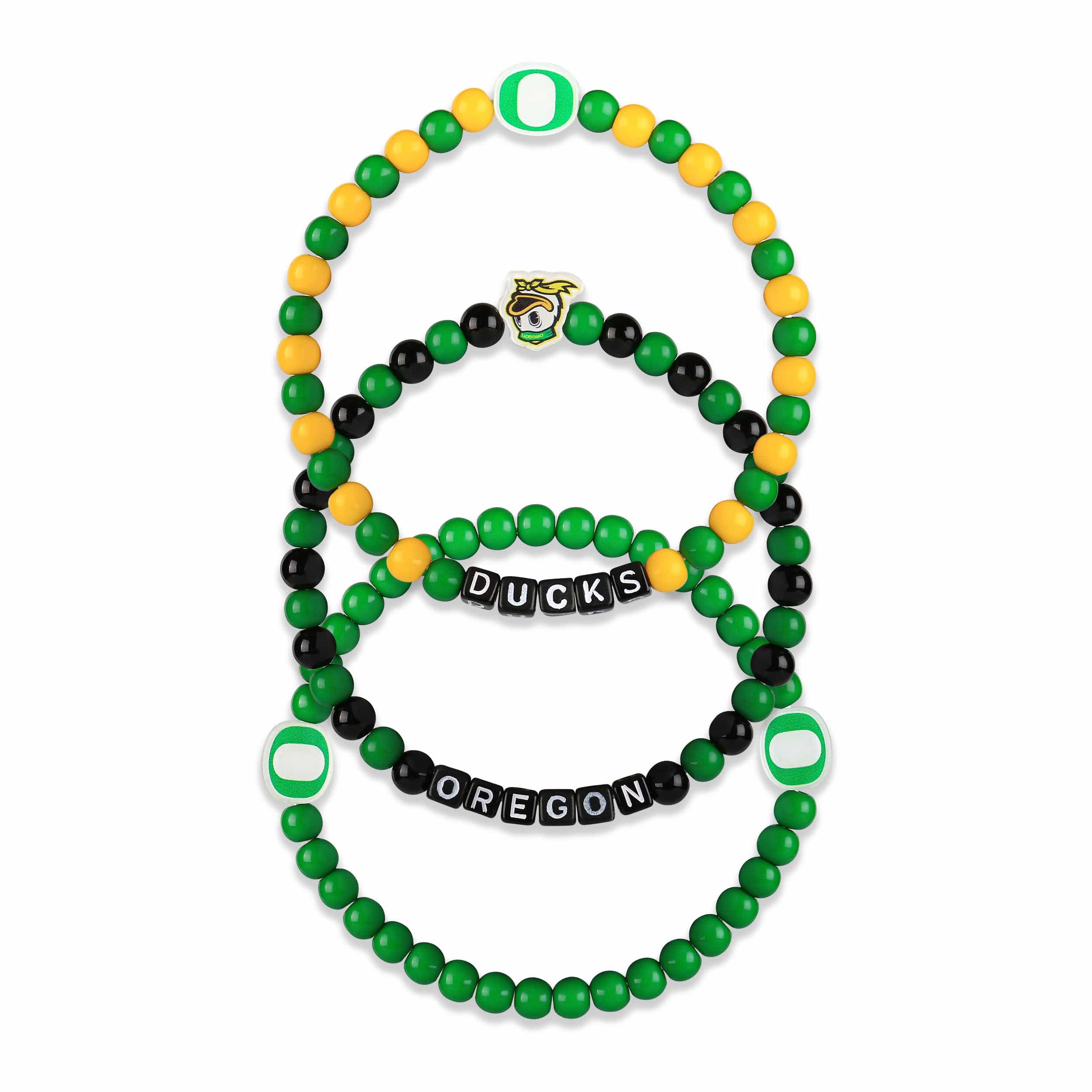 Amazon.com : Aminco NCAA Oregon Ducks 2 Pack Wide Bracelets, Team Colors,  One Size : Sports & Outdoors