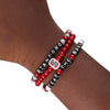 Stanford Cardinal NCAA 3 Pack Beaded Friendship Bracelet