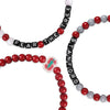 Stanford Cardinal NCAA 3 Pack Beaded Friendship Bracelet