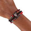 Texas Tech Red Raiders NCAA 3 Pack Beaded Friendship Bracelet