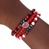 Utah Utes NCAA 3 Pack Beaded Friendship Bracelet