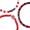 Utah Utes NCAA 3 Pack Beaded Friendship Bracelet