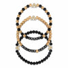 Vanderbilt Commodores NCAA 3 Pack Beaded Friendship Bracelet