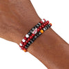 Virginia Tech Hokies NCAA 3 Pack Beaded Friendship Bracelet