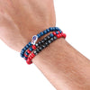 Buffalo Bills NFL 3 Pack Beaded Friendship Bracelet