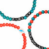 Miami Dolphins NFL 3 Pack Beaded Friendship Bracelet