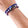 New York Giants NFL 3 Pack Beaded Friendship Bracelet