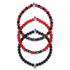 New England Patriots NFL 3 Pack Beaded Friendship Bracelet