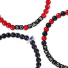 New England Patriots NFL 3 Pack Beaded Friendship Bracelet