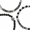 Las Vegas Raiders NFL 3 Pack Beaded Friendship Bracelet