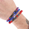 Buffalo Bills NFL Josh Allen & Stefon Diggs 3 Pack Player Beaded Friendship Bracelet