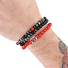 Cincinnati Bengals NFL Joe Burrow & Ja'Marr Chase 3 Pack Player Beaded Friendship Bracelet