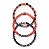 Cincinnati Bengals NFL Joe Burrow & Ja'Marr Chase 3 Pack Player Beaded Friendship Bracelet