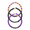 Minnesota Vikings NFL Justin Jefferson & Kirk Cousins 3 Pack Player Beaded Friendship Bracelet