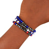 New York Giants NFL Daniel Jones & Saquon Barkley 3 Pack Player Beaded Friendship Bracelet