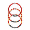 San Francisco 49ers NFL Deebo Samuel & Christian McCaffrey 3 Pack Player Beaded Friendship Bracelet