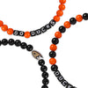 Anaheim Ducks NHL 3 Pack Beaded Friendship Bracelet