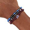 Colorado Avalanche NHL 3 Pack Beaded Friendship Bracelet