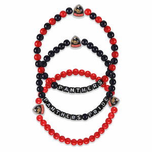 Florida Panthers NHL 3 Pack Beaded Friendship Bracelet