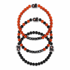 Philadelphia Flyers NHL 3 Pack Beaded Friendship Bracelet