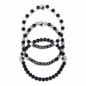 Vancouver Canucks NHL 3 Pack Beaded Friendship Bracelet