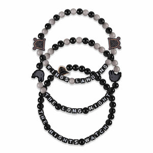 Game of Thrones 3 Pack Beaded Friendship Bracelet