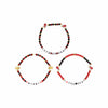 Miami Heat NBA 3 Pack Friendship Bracelet