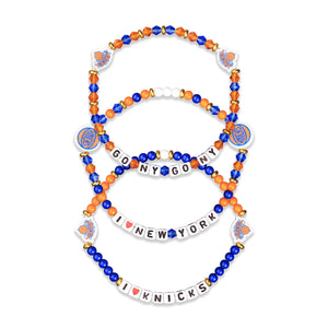 New York Knicks NBA 3 Pack Friendship Bracelet