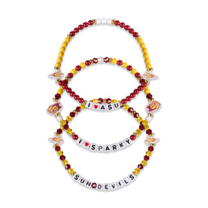 Arizona State Sun Devils NCAA 3 Pack Friendship Bracelet