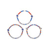 Boise State Broncos NCAA 3 Pack Friendship Bracelet