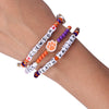 Clemson Tigers NCAA 3 Pack Friendship Bracelet