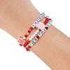 Houston Cougars NCAA 3 Pack Friendship Bracelet