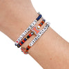 Illinois Fighting Illini NCAA 3 Pack Friendship Bracelet