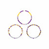 LSU Tigers NCAA 3 Pack Friendship Bracelet