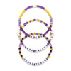 LSU Tigers NCAA 3 Pack Friendship Bracelet