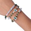 Michigan State Spartans NCAA 3 Pack Friendship Bracelet