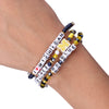 Michigan Wolverines NCAA 3 Pack Friendship Bracelet