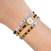 Missouri Tigers NCAA 3 Pack Friendship Bracelet