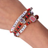 NC State Wolfpack NCAA 3 Pack Friendship Bracelet