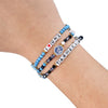 North Carolina Tar Heels NCAA 3 Pack Friendship Bracelet